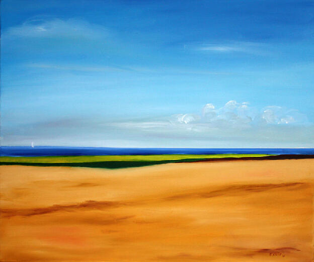 Landschaft an der Ostsee 50x60   2009