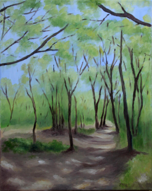 Frühling auf Juist   40x50   2020