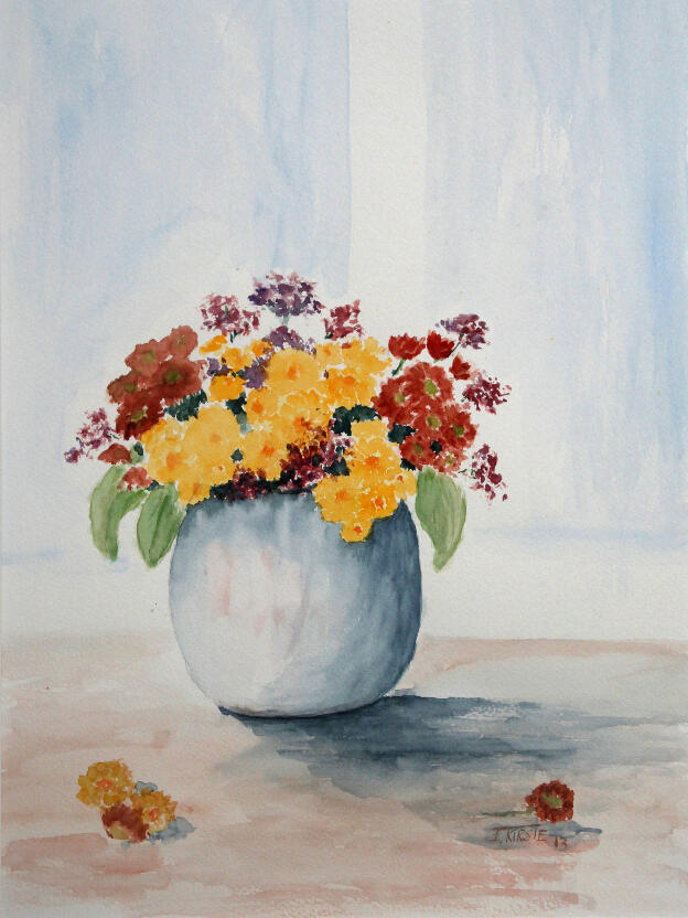 Herbstblumen   30x40   2013