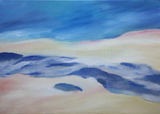 Blaues Band (50x70)   2013